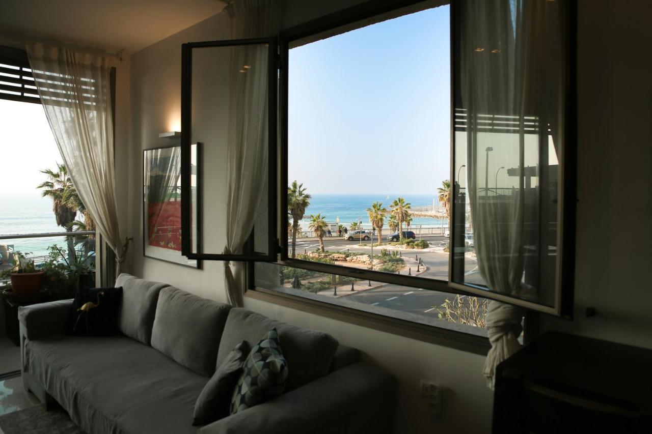 Sea View Apartment Prime Location On The Beach Tel Aviv Exteriör bild